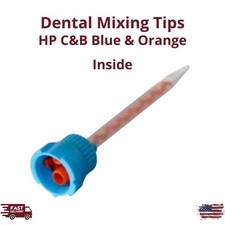 HP Crown  Bridge Mixing Tips 10:1 Ratio Dental Blue/Orange Temporary 25/Pk.