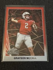Grayson McCall 2024 Leaf Football No R90B-111 6/8