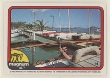1983 Donruss Magnum PI Tom Selleck Thomas Magnum #14 1m8