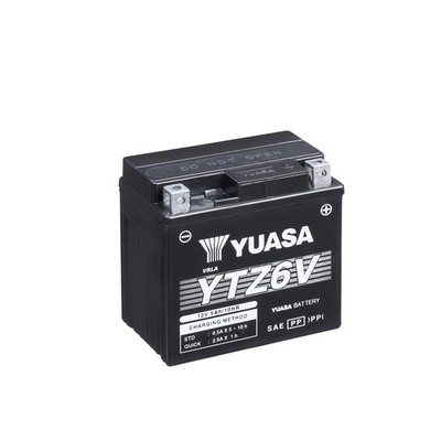Batterie YUASA YTZ6V / YTZ6V-BS AGM 12V 5Ah Rollerbatterie wartungsfrei