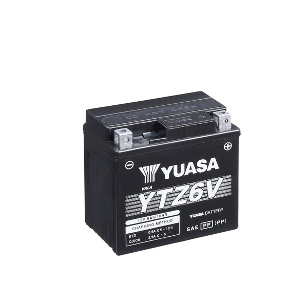 Batterie Yuasa YTZ6V / YTZ6V-BS Agm 12V 5Ah Rollerbatterie Wartungsfrei-image