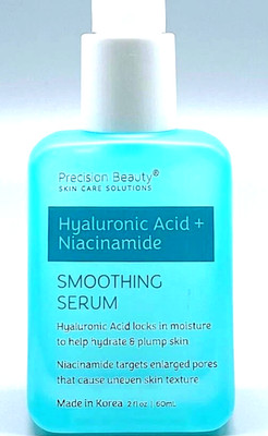 Precision Beauty Hyaluronic Acid + Niacinamide Smoothing Serum 2 fl oz NEW!!