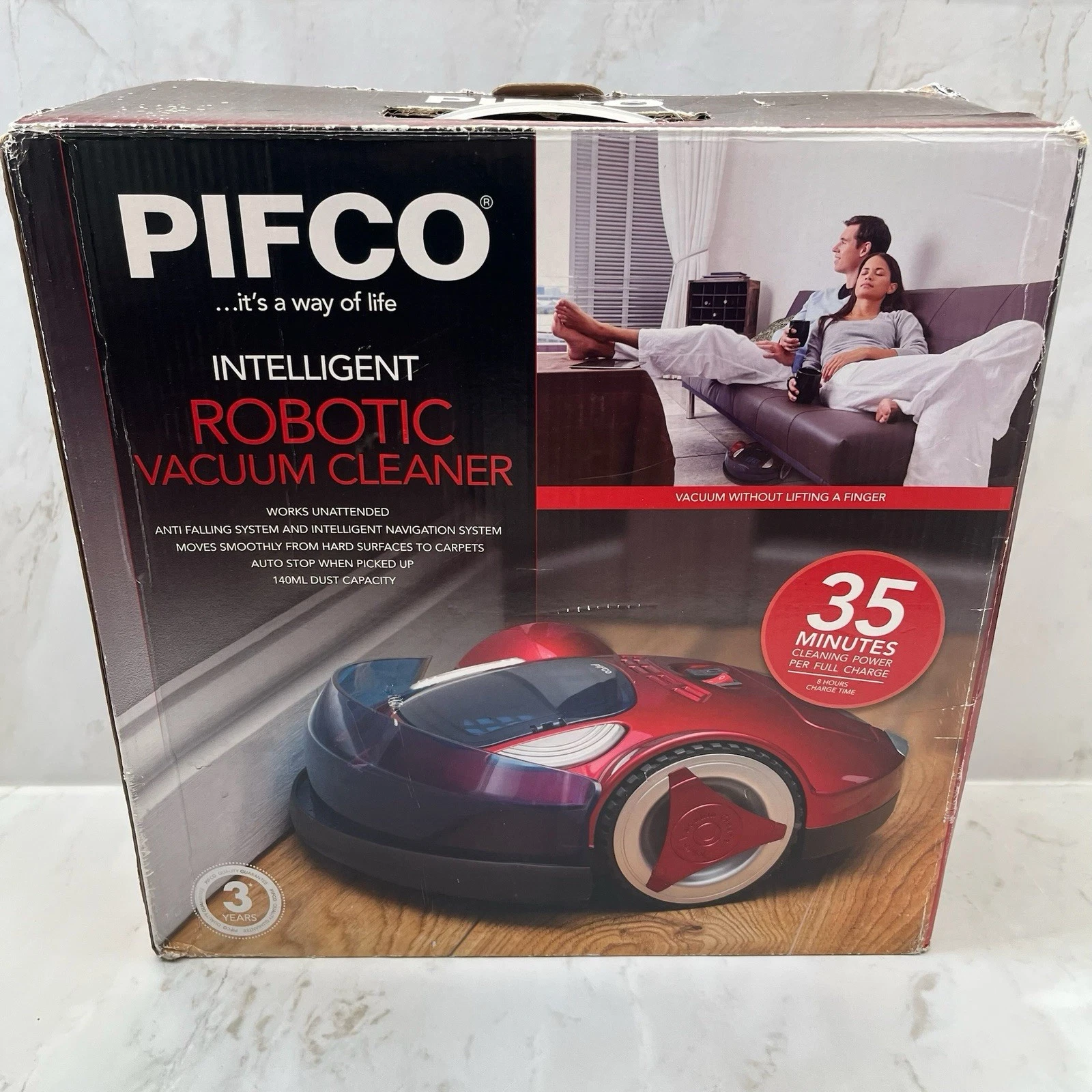 Pifco P28021 Intelligent Robotic Vacuum Cleaner - See Description