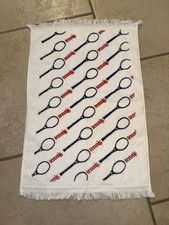 VINTAGE TENNISHANDTUCH DER MARKE CANNON MIT SCHLÄGERDRUCK 22 x 15 SIEHE BILDER