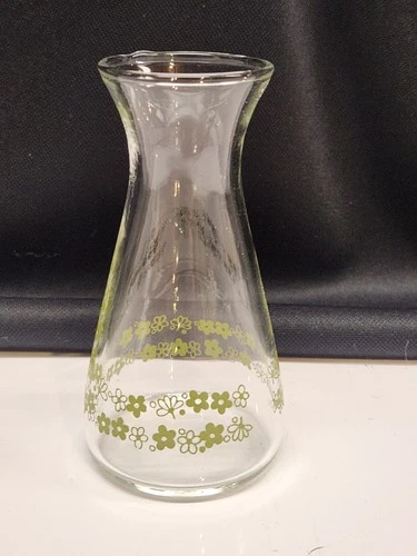 VTG  Crazy Daisy Spring Blossom Salt Shaker No Lid Clear Pyrex Clean