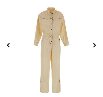 isabel marant etoile franca overall in vanilla cotton, never worn, tags attached