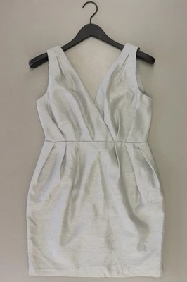 ✨ H&M Abendkleid Kleid für Damen Gr. 38, M Ärmellos grau aus Polyester ✨ - Bild 1 von 4