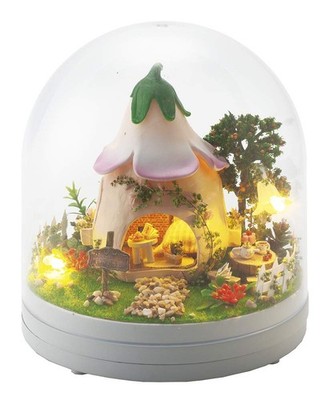 Yanoman Dollhouse Miniature: U Fairy Garden 516-14 with Japanese Instructions an