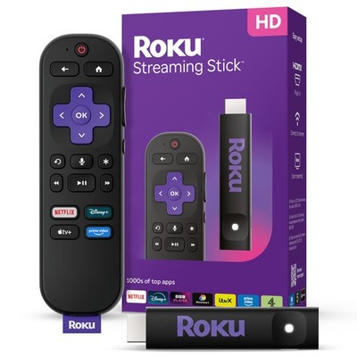 Roku  Streaming Stick  2025 - HD Roku Gerät für TV mit Lila