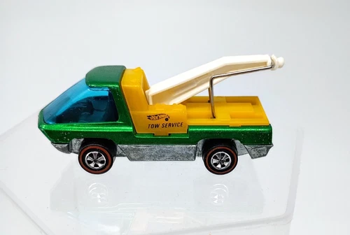 Vintage 1969 Hot Wheels Redline HEAVYWEIGHTS TOW TRUCK HK Green