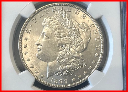 1899 P Morgan Silver Dollar NGC MS61 - Key Date