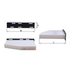 Innenraumfilter Pollenfilter für VW Scirocco 3 137 Sharan 7N1 Tiguan 5N | 23868