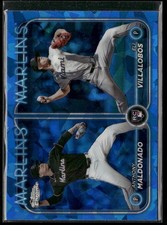 2024 Topps Chrome Update Sapphire Edition Eli Villalobos / Anthony Maldonado