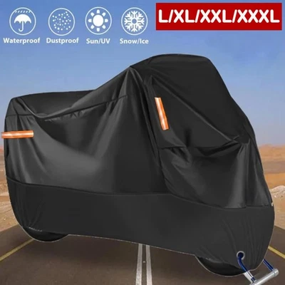 MARKENLOS Motorrad Abdeckung Motorradgarage Motorradplane Abdeckplane Roller Wasserdicht