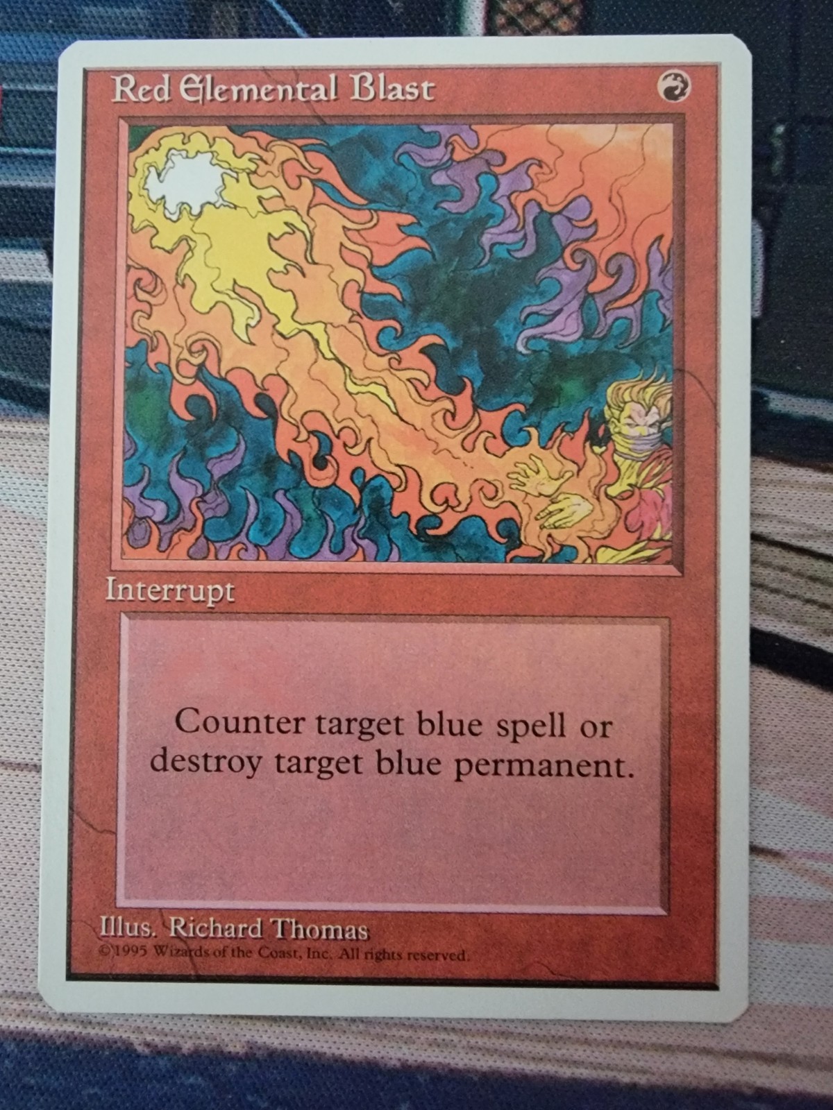 Red Elemental Blast MTG Fourth Edition  4ED NM