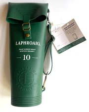 Laphroaig Whisky Boot Bag Collectible Wellies Green Rubber Bottle Tote Empty