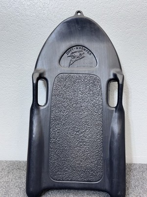 Ziffy Whomper Sled Plastic Sled  black   Vintage