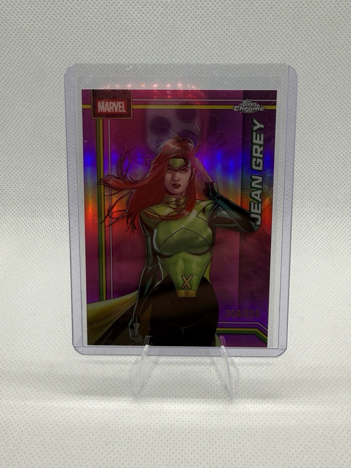 Topps 2026 Topps Chrome Marvel X-Men Jean Grey #059 Serial Numbered 004/250