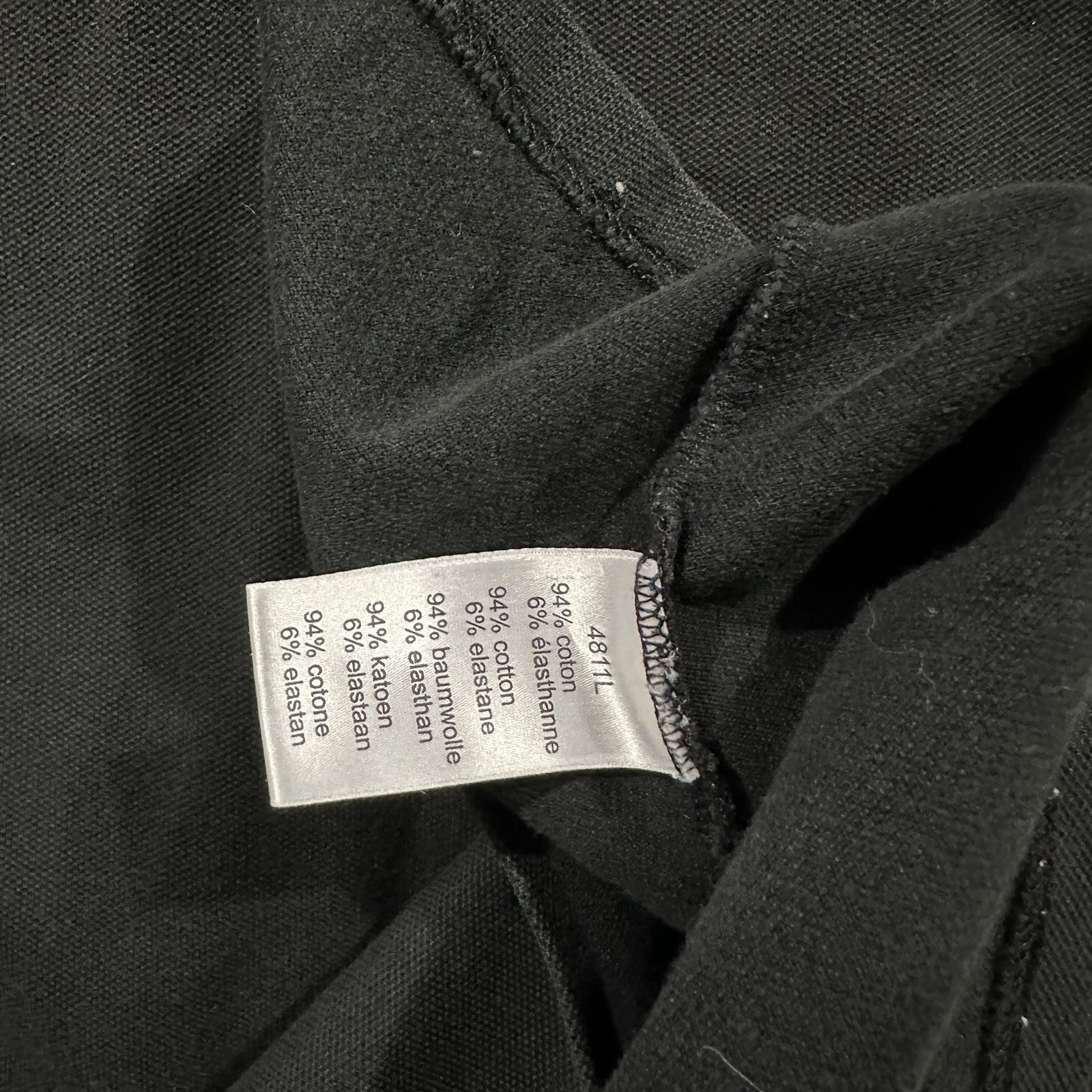 Lacoste Mini Polo Dress Women's 40 Black Activewear Golf Tennis thumbnail 3