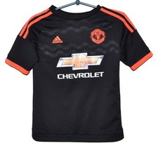 MANCHESTER UNITED 2015/2016 THIRD FOOTBALL SHIRT ADIDAS SIZE YM BOYS
