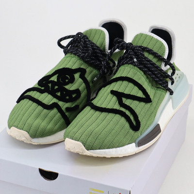 Size 12 Pharrell Williams Adidas HU NMD Running Dog Ice Cream BBC Green GZ1664