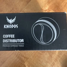 KNODOS Espresso Distribution Tool 58mm Maple Coffee Distributor Leveler