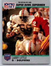 1990-91 Pro Set Super Bowl XXV Silver Anniversary #66 Larry Little Dolphins