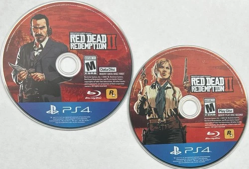 Red Dead Redemption II / 2 (PS4) BOTH DISCS ONLY | NO TRACKING | M2625