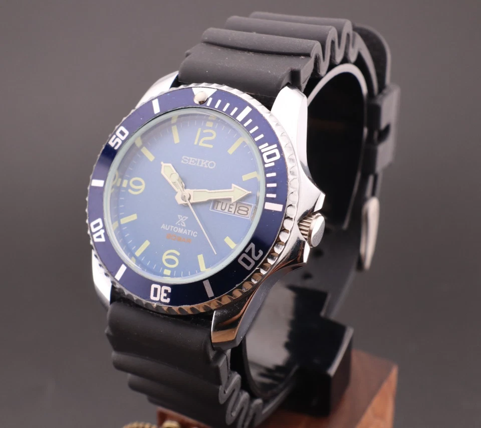 Vintage Seiko Diver's Look Automatic Rotating Bezel 6309 D/D  Men's Wrist Watch - Image 2 of 4