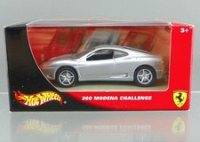 Hot Wheels 2001 Passione 53410 Diecast 1/43 Silver Ferrari 360 Modena Challenge