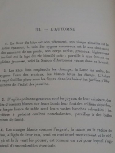 RARE. MEGAHDUTA/RTUSAMHARA par R.H. ASSIER de POMPIGNAN 1938.FRANÇAIS/SANSCRIT. - Photo 18/24