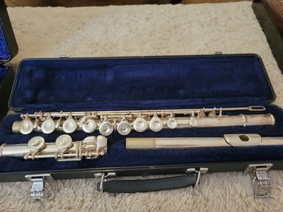Selmer flute with hard case. Made in USA