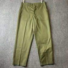 Vintage US Military OG-507 Pants Mens 32x29 Green Trousers Fatigue 70s Utility