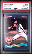 1986 DONRUSS #258 NOLAN RYAN PSA 10