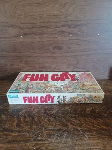 Vtg 1987 Parker Brothers Fun City Board Game 💯 Percent Complete. Great Shape!