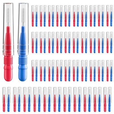 RAZOKO Interdental Brush, Flossing Head,Easy Use Tooth Cleaning Tool (88 Coun...