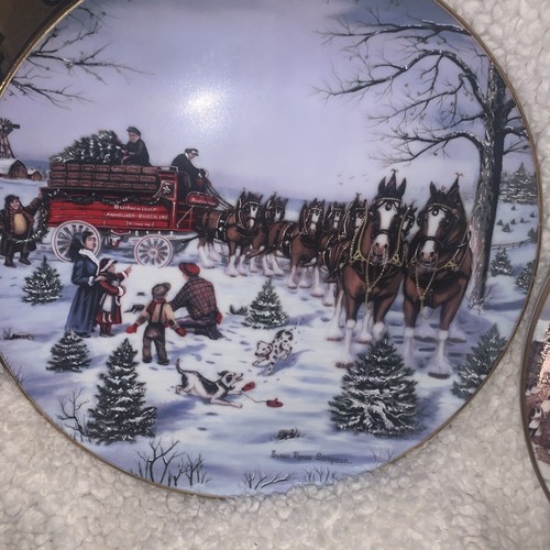Juego de 12 platos vintage de colección Budweiser Anheuser Busch. 1989-2000 - Imagen 2 de 24