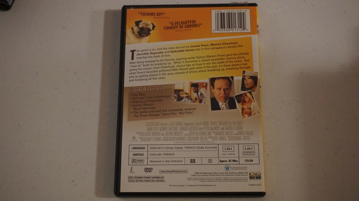 Breakin' All the Rules (DVD, 2004, Special Edition) Jamie Foxx