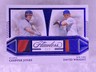 2023 Panini Flawless #DLM-THI Chipper Jones David Wright 2/7 Sapphire Dual Relic