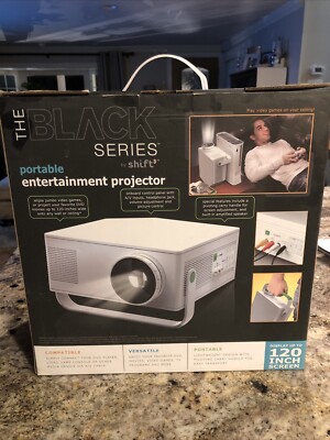 Projector 120in Screen The Black Series Shift Portable Entertainment NEW IN BOX