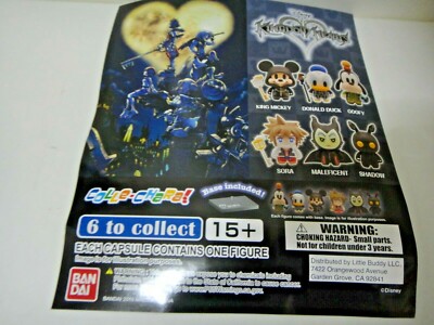 Disney Kingdom Hearts Gashapon Colle Chara series 1 RANDOM TOY