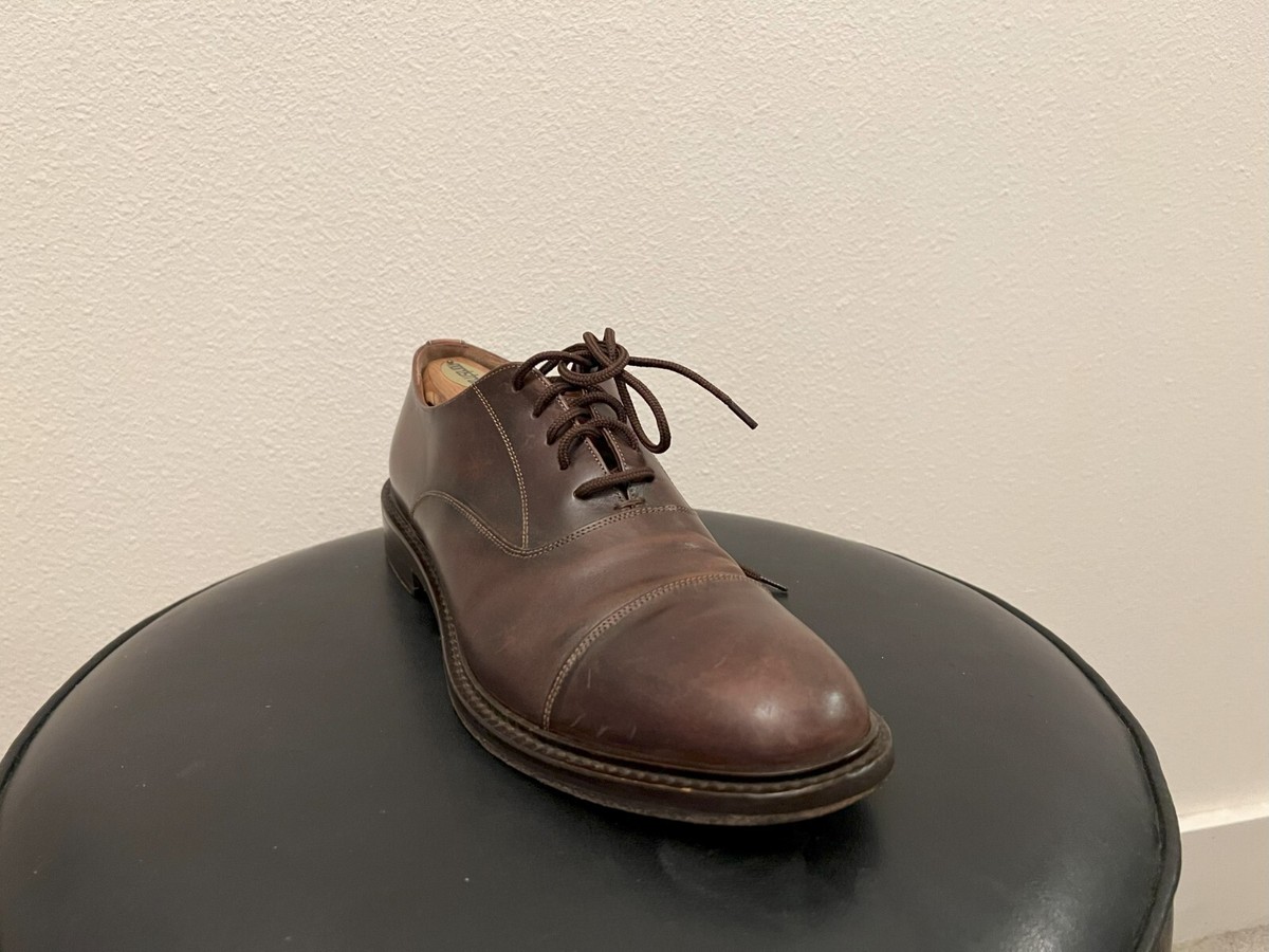 Antonio Maurizi Mens Shoes  Black Leather Made Italy Size 43 1/2 US Size 9.5/10 Antonio Maurizi Olimpiadi St.moritz Montana Depositato  main image 2