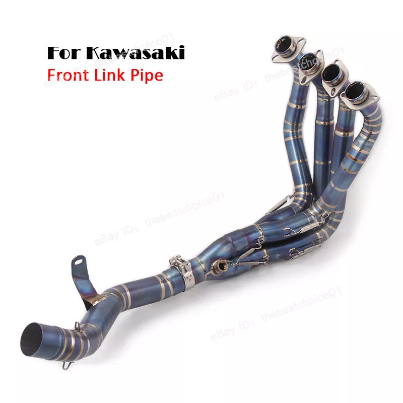 For Kawasaki Z900 Header Link Pipe Full Exhaust Front Connect Tube