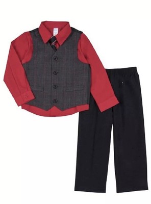 red and black dress outfit