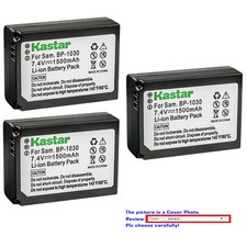 Kastar Replacement Battery for Samsung BP1030 BP1130 Samsung NX300M Camera