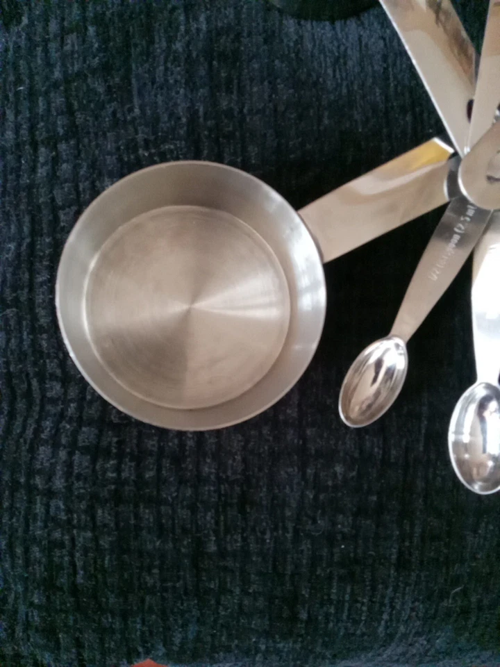 Cuisipro Measuring Cup & Spoon Stainless Steel Set 9 Piece - Image 3 of 4