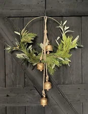 2 x 3 Inch Harmony 4 Bells Lucky Christmas Rustic Vintage Home Decor Halloween