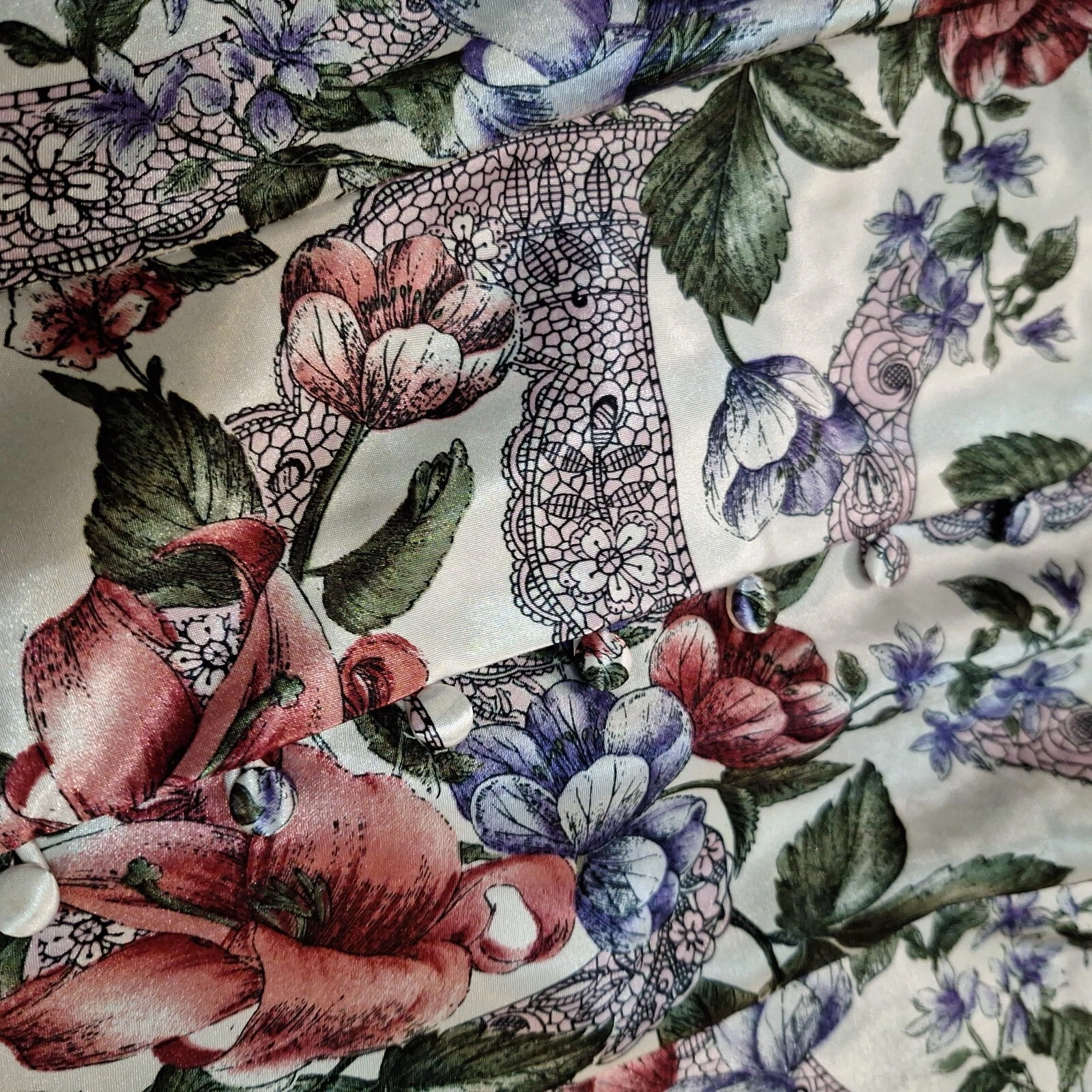 UNDERCOVER Camicia da notte romantica vintage Victoria's Secret silenziosa slip dress negligee raso