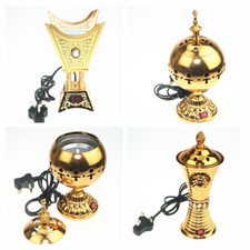 Arabian Electric Metal Incense Bakhoor Oud Burner Bakur Mabkhara Home Decor Gift