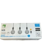 Wiz 4lite Smart Decorative 3 Light Bar Ceiling Pendant Lightshades Lamp